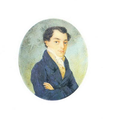 Портрет Ф.К.Рылеева. 1826