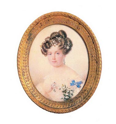 Портрет графини Е.П.Голенищевой-Кутузовой. 1830-е