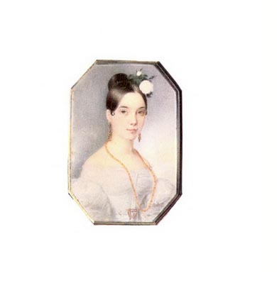 Портрет О.А.Булгаковой. 1830-е