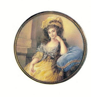 Портрет неизвестной актрисы.  1790-е