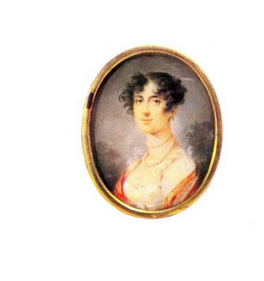 Портрет А.Г.Бланк.  1800-е