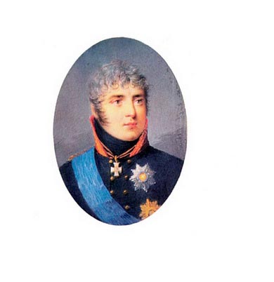 Портрет графа В.А.Зубова.  1800-е
