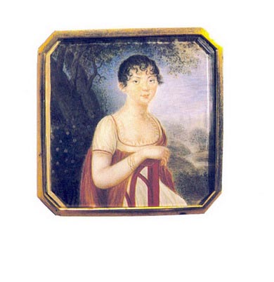 Портрет калмычки.  1800-е