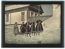 Дети Козаковы в Никольском. Симбирская губ. 1910.