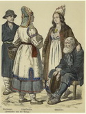 Tartaren aus der Krim ; Morduaner ; Tscheremissin ; Esthlander. (1913)