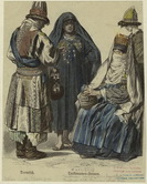 Derwisch ; Turkomanen-Frauen. (1913)