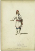 Cheremiss woman, Mari Region, Central Russia in Europe. (1814)