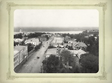 Ильинская улица с колокольни Вознесенской церкви. 1911 год