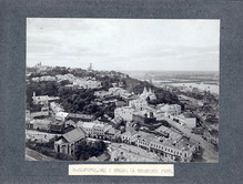 Вид на Успенскую гору с Кремля. г. Нижний Новгород.