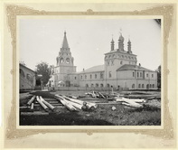Вид на Макарьевский Желтоводский монастырь. Макарьев.