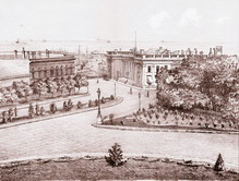 Городская Дума со стороны Театральной площади. 1880-е гг