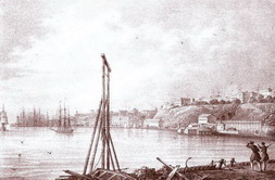 Вид Одессы с Малой пристани 1850-е гг