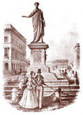 Статуя герцога Ришелье 1837