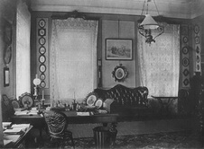Кабинет в доме графа Н. В. Левашова. 1860-1866 годы.