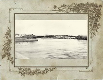 Паводок в районе Сайгановки. 1915 год