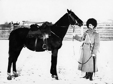 Казак, который ехал на этой лошади из Москвы в Читу