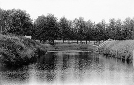 Елатьма. Вид на бульвар со стороны пруда Козиха. 1913 г.