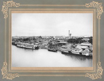 Пристань на реке Оби, 1910-е годы