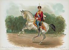 Николай II в форме лейб-гвардии Гусарского его величества полка.